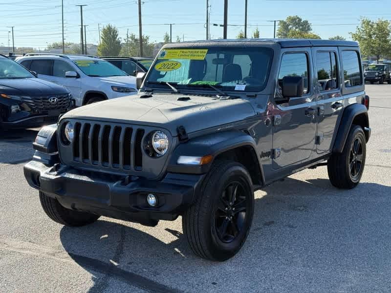 used 2022 Jeep Wrangler Unlimited car, priced at $34,988