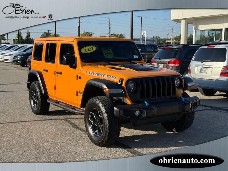 used 2021 Jeep Wrangler Unlimited 4xe car, priced at $29,988