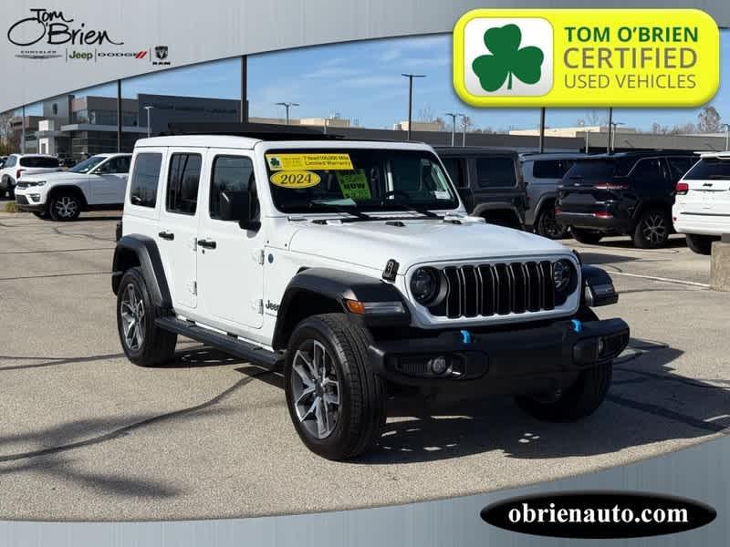 used 2024 Jeep Wrangler 4xe car, priced at $36,988