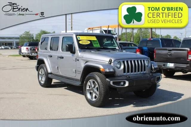 used 2020 Jeep Wrangler Unlimited car, priced at $32,988