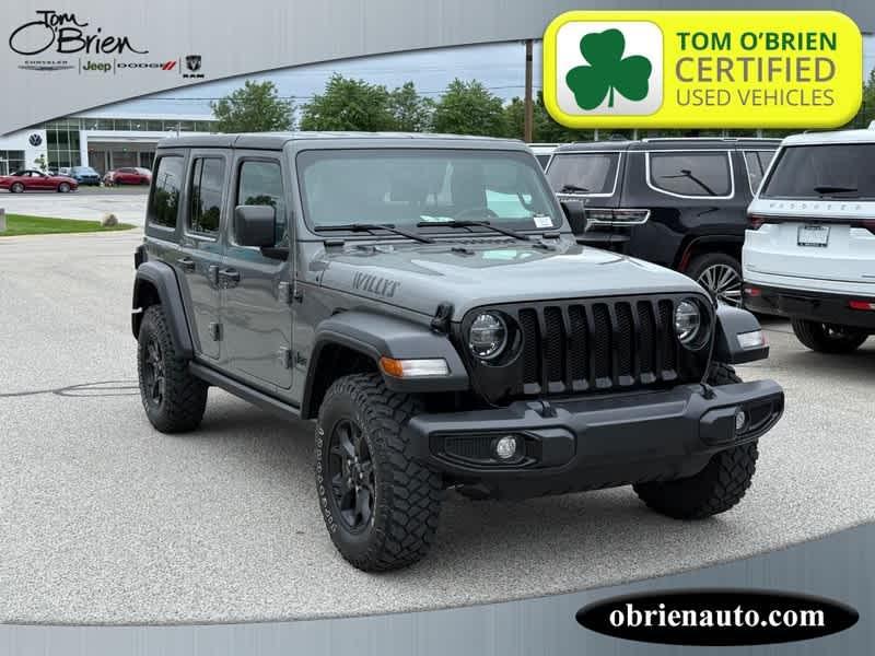 used 2021 Jeep Wrangler Unlimited car, priced at $34,928