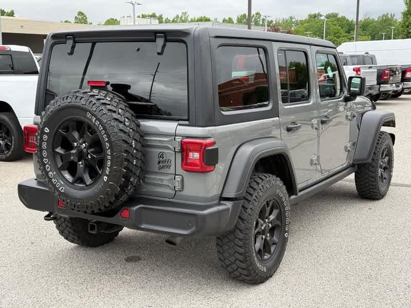 used 2021 Jeep Wrangler Unlimited car, priced at $34,928