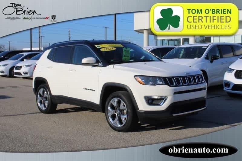 used 2021 Jeep Compass car, priced at $23,402