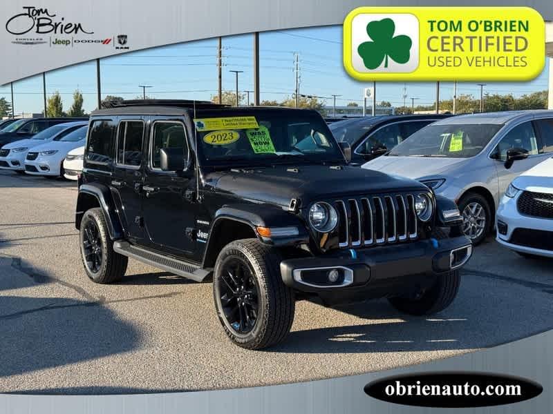 used 2023 Jeep Wrangler 4xe car, priced at $35,997