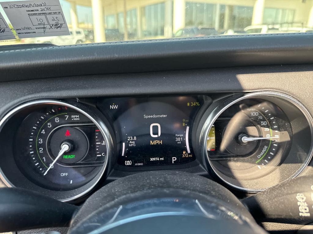 used 2023 Jeep Wrangler 4xe car, priced at $36,686