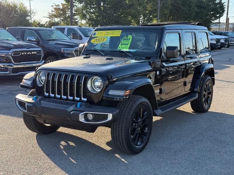 used 2023 Jeep Wrangler 4xe car, priced at $35,997