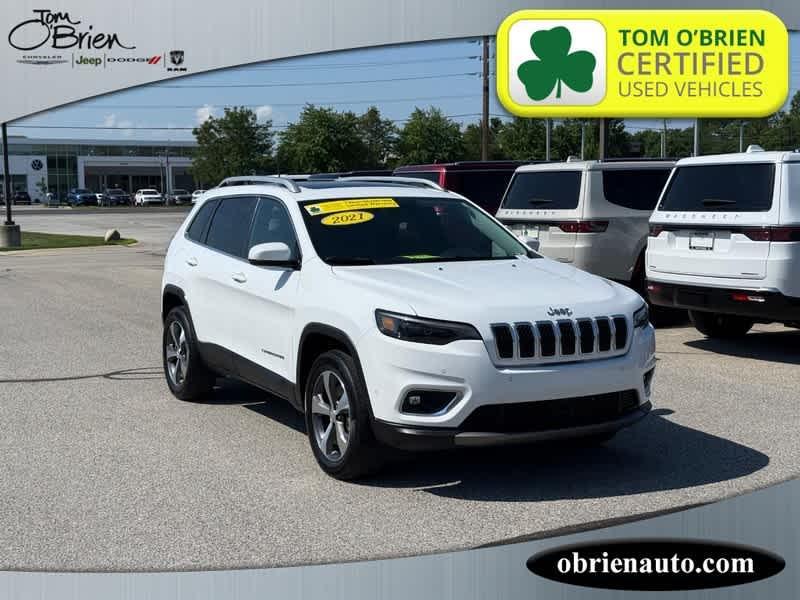 used 2021 Jeep Cherokee car, priced at $23,794