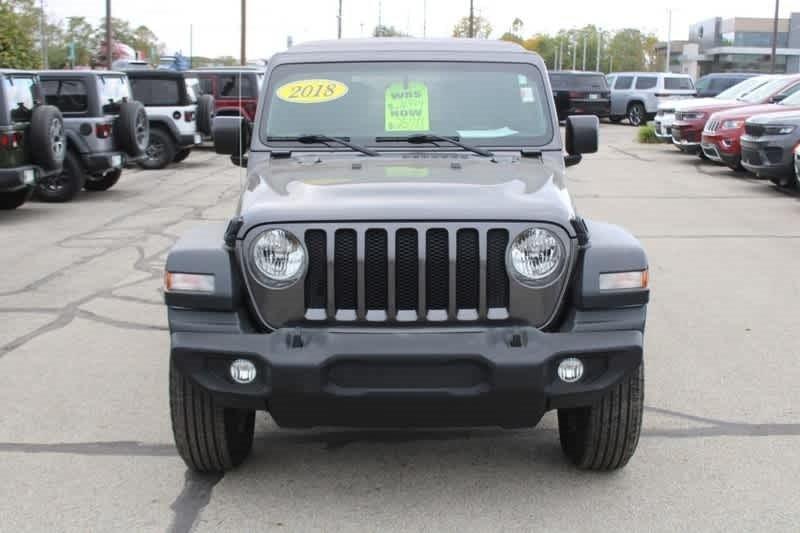 used 2018 Jeep Wrangler Unlimited car, priced at $24,988