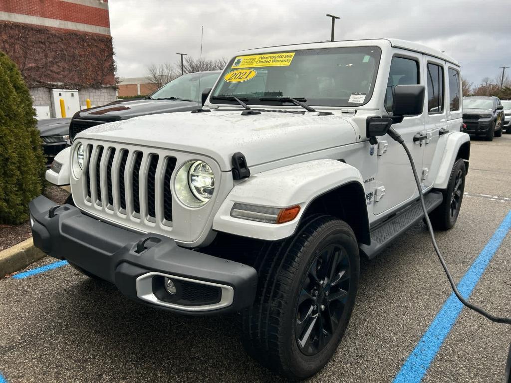 used 2021 Jeep Wrangler Unlimited 4xe car, priced at $34,840