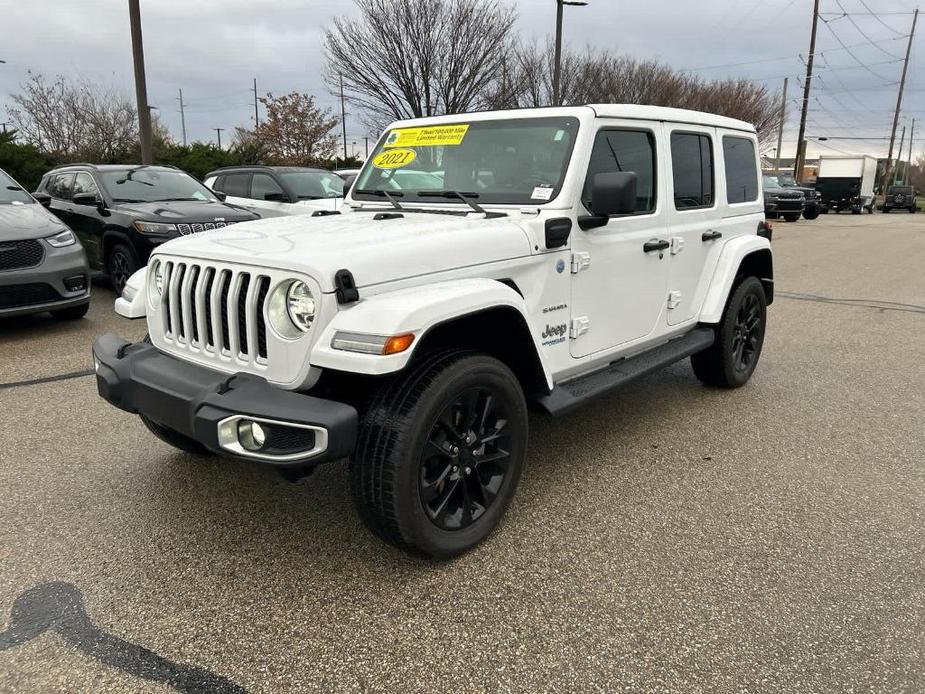 used 2021 Jeep Wrangler Unlimited 4xe car, priced at $34,840