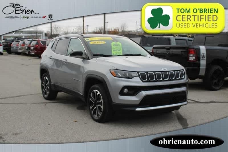 used 2022 Jeep Compass car, priced at $24,844