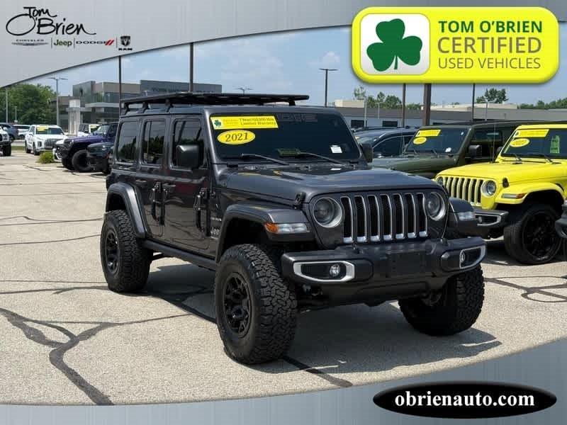 used 2021 Jeep Wrangler Unlimited car, priced at $32,243