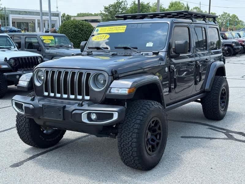 used 2021 Jeep Wrangler Unlimited car, priced at $32,243