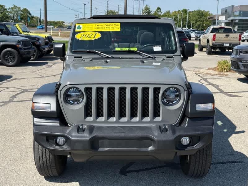 used 2021 Jeep Wrangler Unlimited car, priced at $32,252