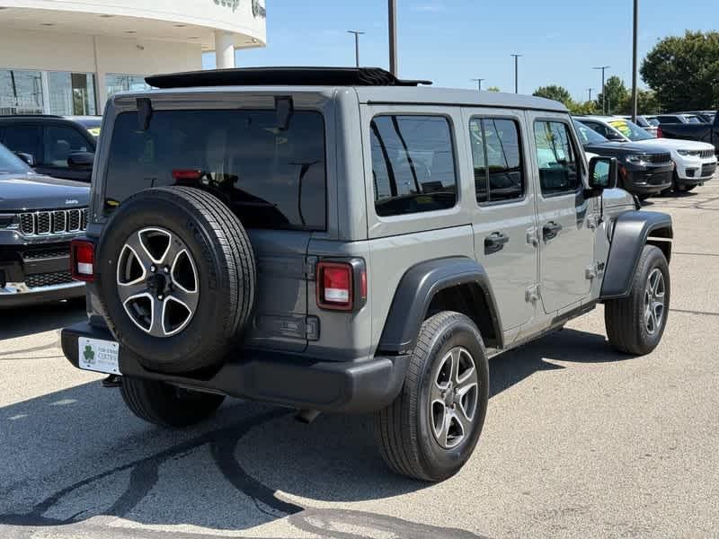 used 2021 Jeep Wrangler Unlimited car, priced at $32,252