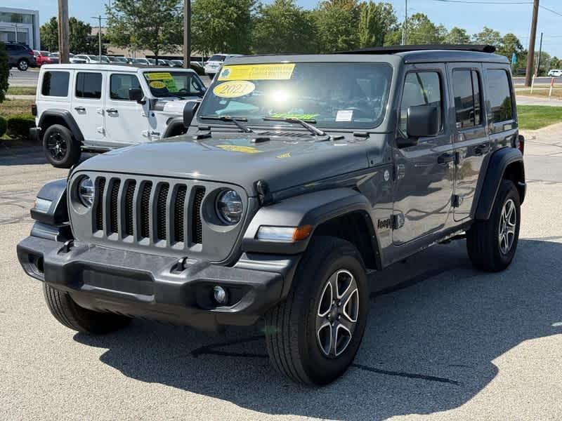 used 2021 Jeep Wrangler Unlimited car, priced at $32,252