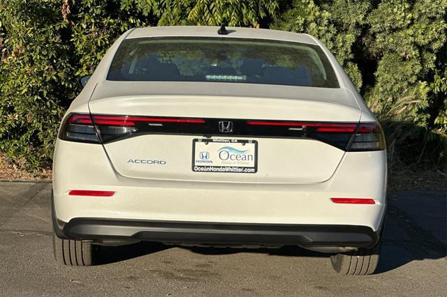 new 2025 Honda Accord car, priced at $32,165