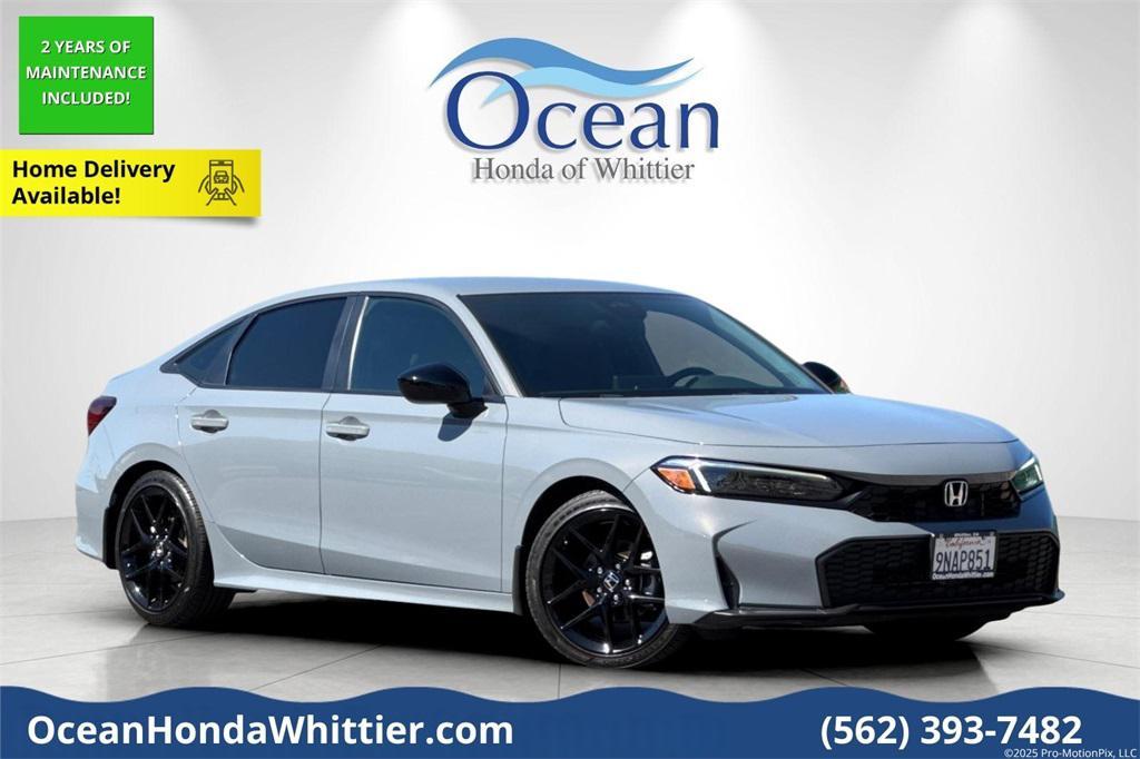 used 2025 Honda Civic car, priced at $25,633