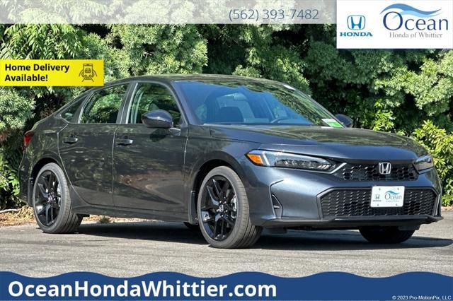 new 2025 Honda Civic Hybrid car, priced at $30,100