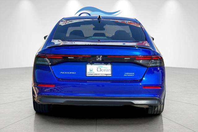 used 2023 Honda Accord Hybrid car, priced at $28,378
