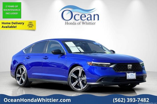 used 2023 Honda Accord Hybrid car, priced at $28,378