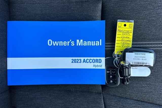 used 2023 Honda Accord Hybrid car, priced at $28,378