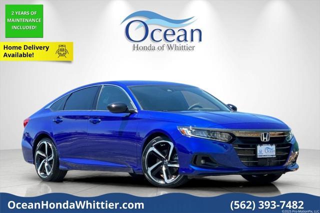 used 2022 Honda Accord car, priced at $26,118