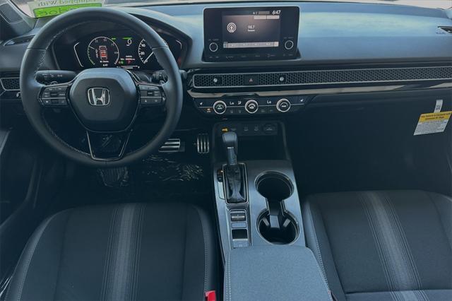 new 2025 Honda Civic Hybrid car, priced at $30,100