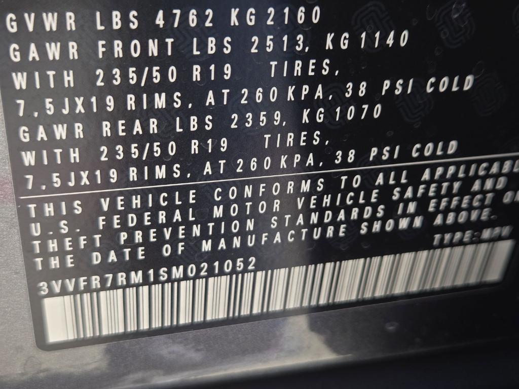 new 2025 Volkswagen Tiguan car, priced at $33,274