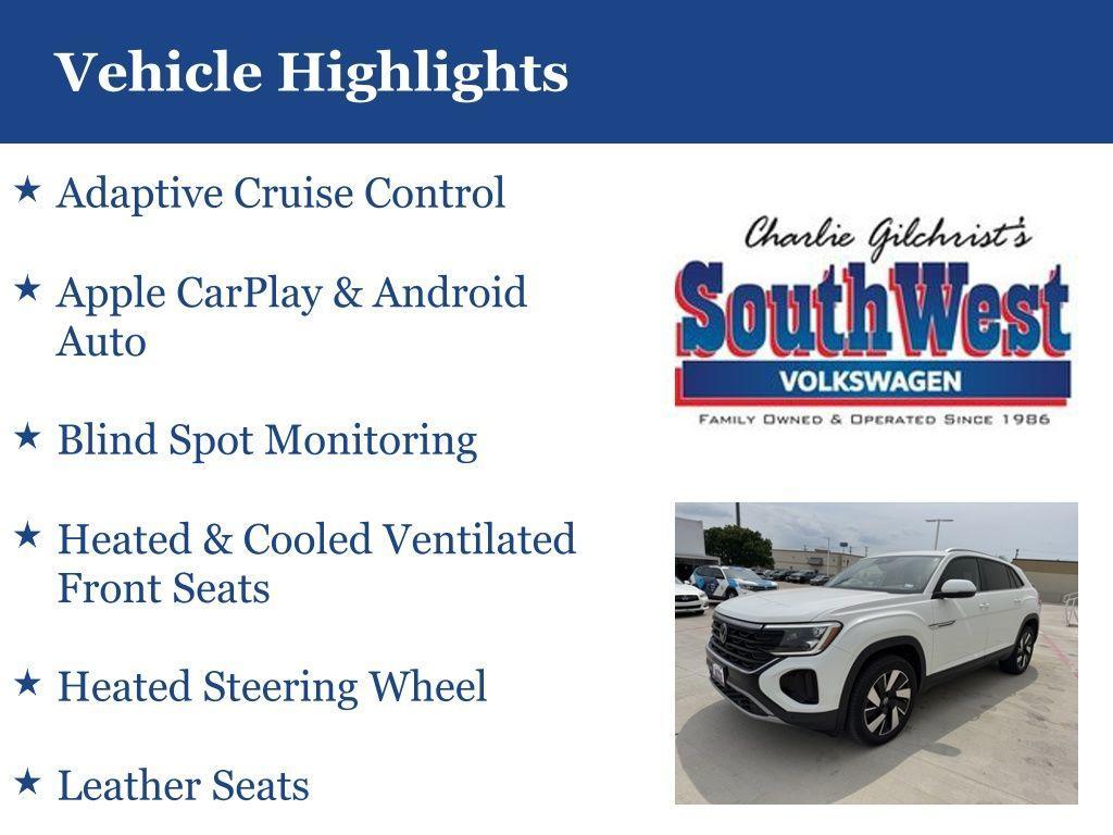 used 2024 Volkswagen Atlas Cross Sport car, priced at $38,728