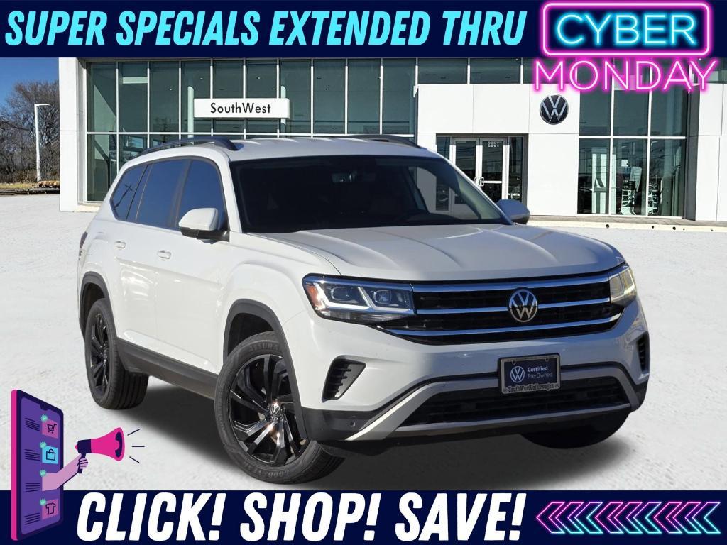 used 2023 Volkswagen Atlas car, priced at $23,385