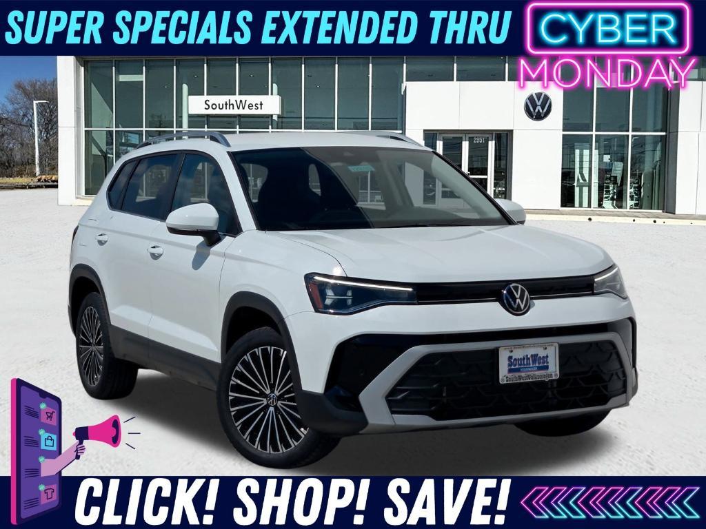 new 2025 Volkswagen Taos car, priced at $24,388