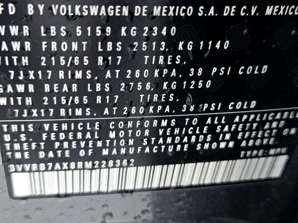 new 2024 Volkswagen Tiguan car, priced at $26,322