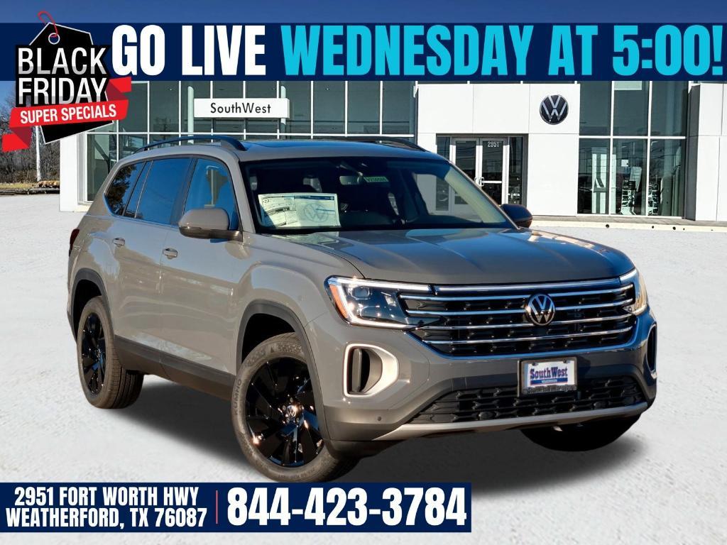 new 2026 Volkswagen Atlas car, priced at $43,517