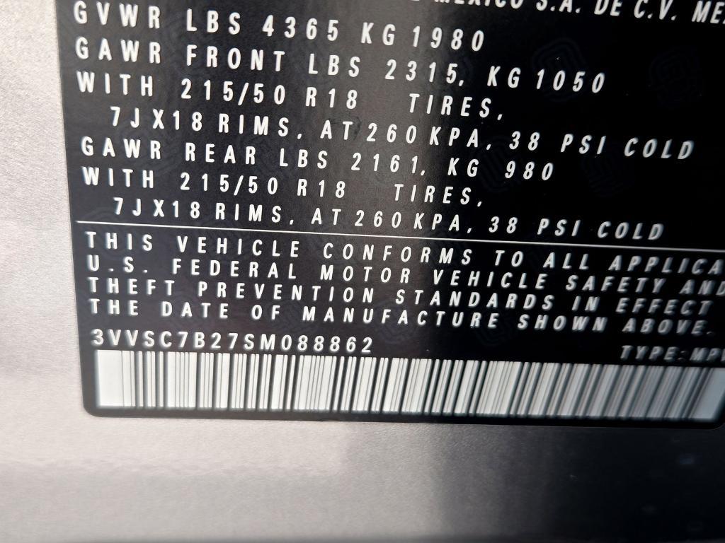 new 2025 Volkswagen Taos car, priced at $25,545