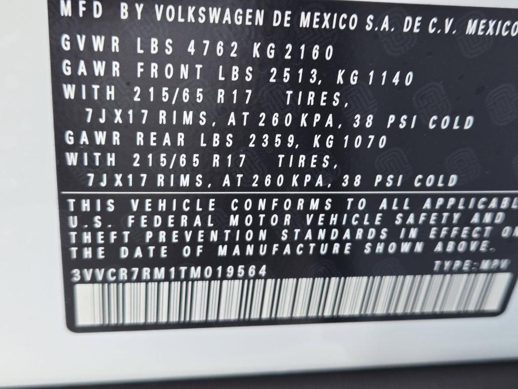 new 2026 Volkswagen Tiguan car, priced at $30,599