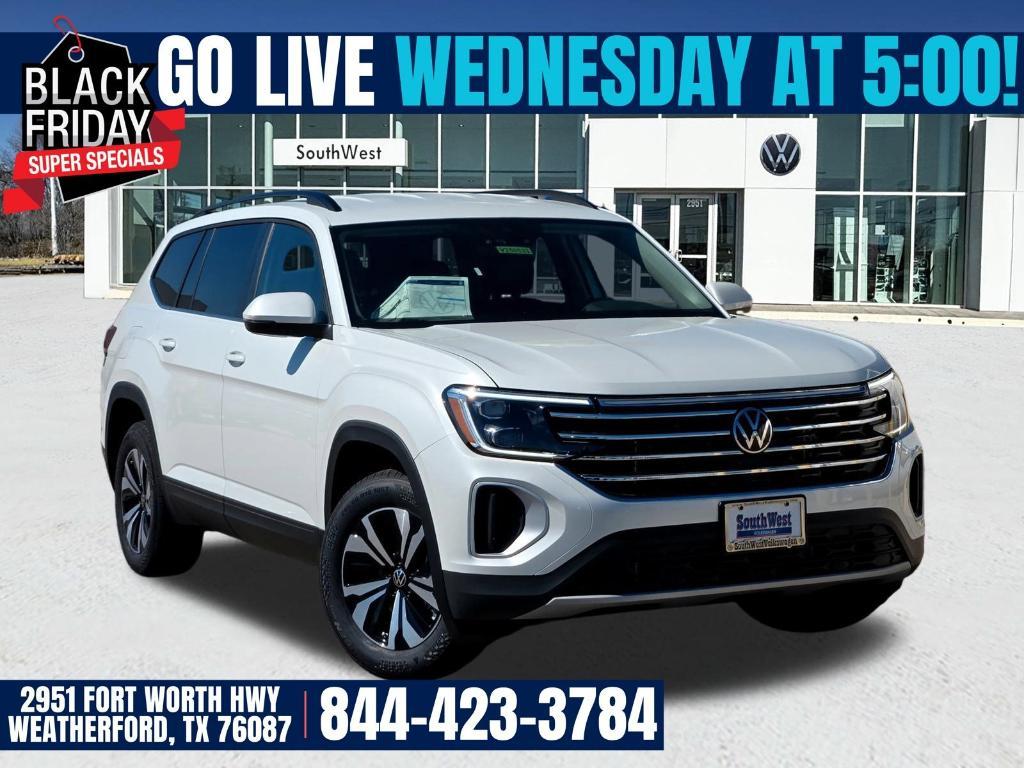 new 2026 Volkswagen Atlas car, priced at $39,844