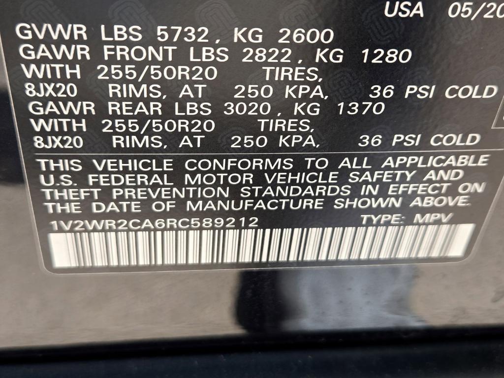 new 2024 Volkswagen Atlas car, priced at $36,964