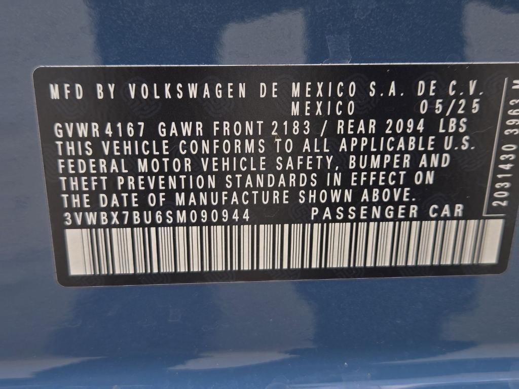 new 2025 Volkswagen Jetta car, priced at $24,989