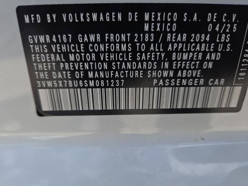 new 2025 Volkswagen Jetta car, priced at $23,849