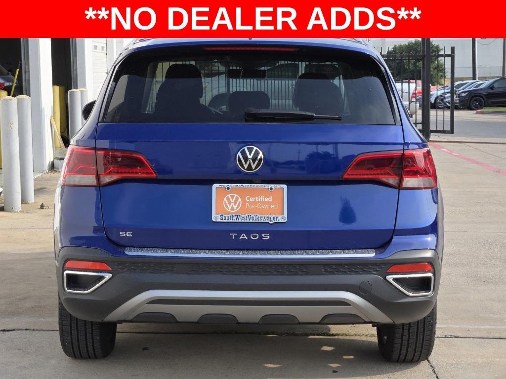 used 2023 Volkswagen Taos car, priced at $31,479