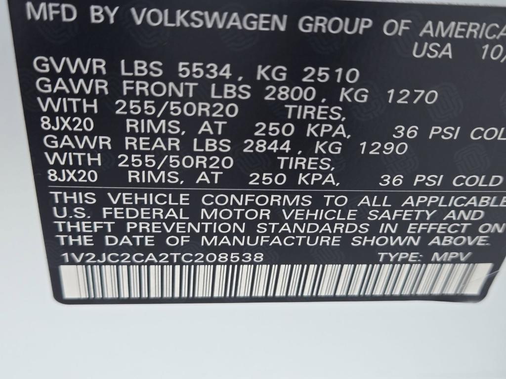 new 2026 Volkswagen Atlas Cross Sport car, priced at $42,796