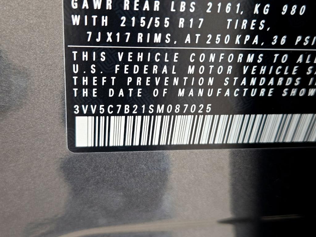 new 2025 Volkswagen Taos car, priced at $23,979