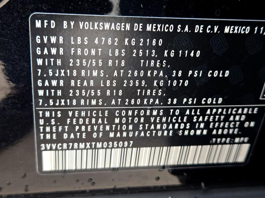 new 2026 Volkswagen Tiguan car, priced at $31,601