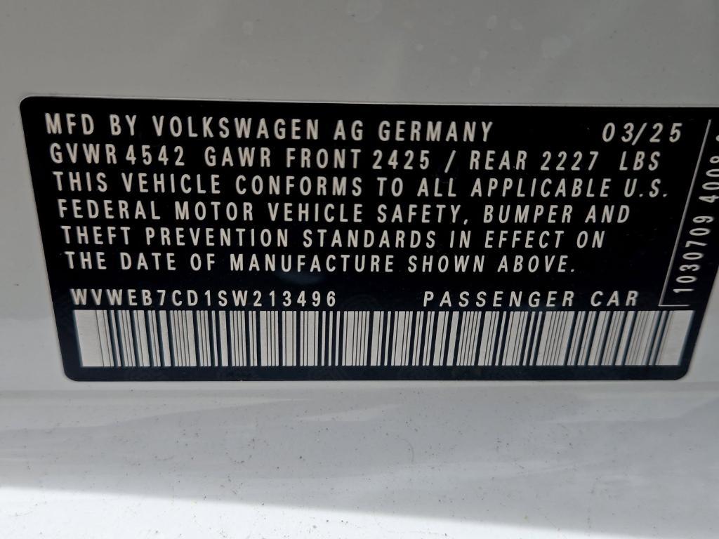 new 2025 Volkswagen Golf R car, priced at $53,108