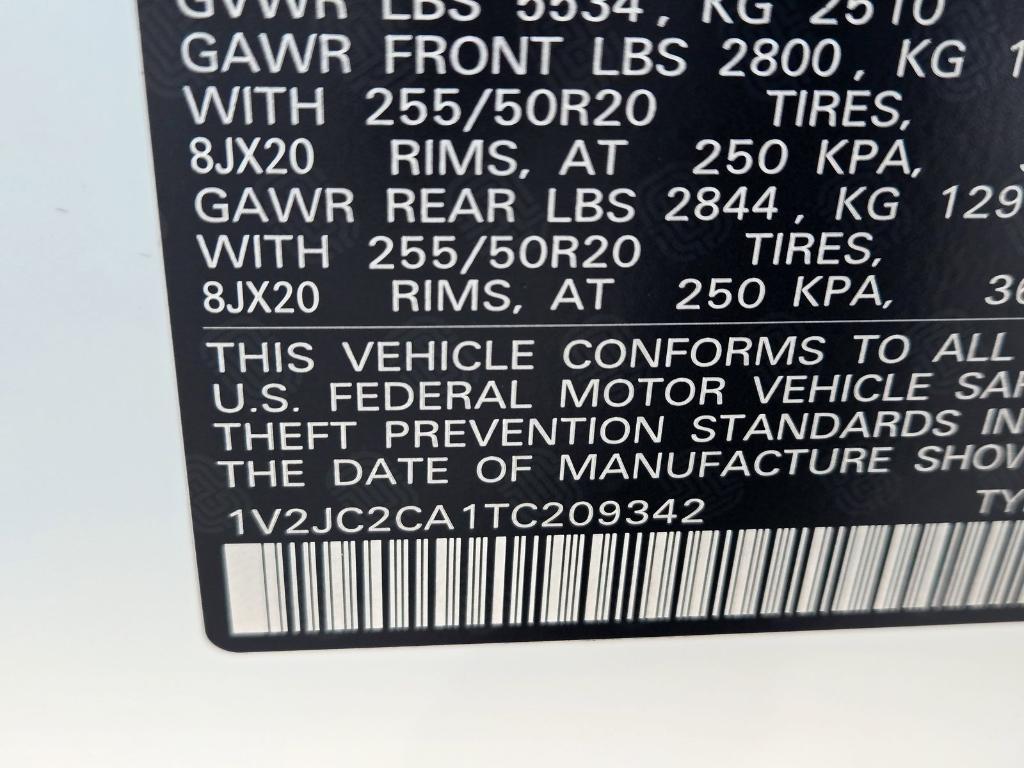 new 2026 Volkswagen Atlas Cross Sport car, priced at $42,510