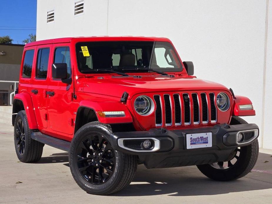 used 2021 Jeep Wrangler Unlimited 4xe car, priced at $33,215