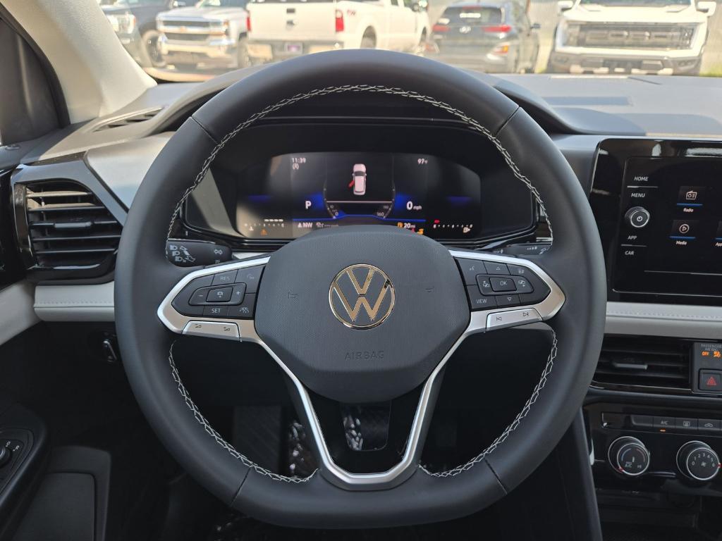 new 2025 Volkswagen Taos car, priced at $26,491