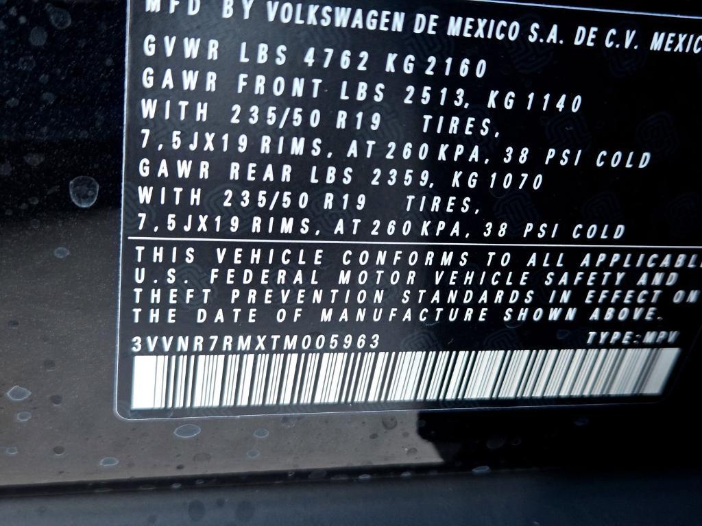 new 2026 Volkswagen Tiguan car, priced at $35,662