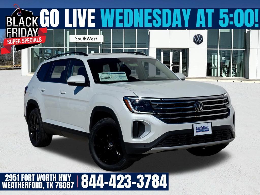 new 2026 Volkswagen Atlas car, priced at $43,767